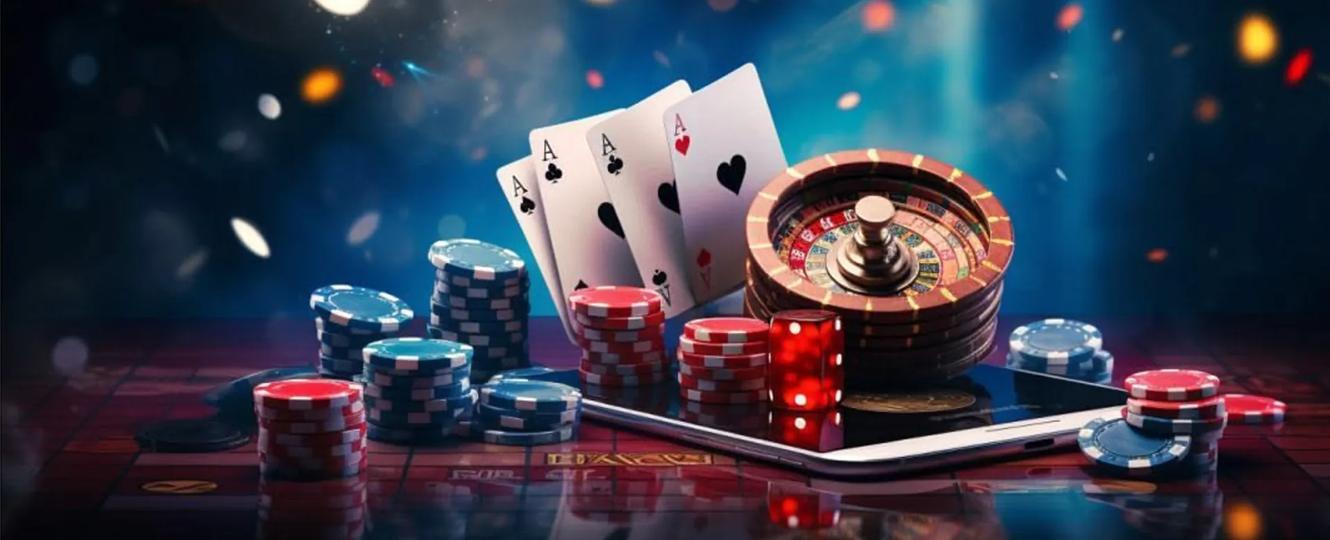 rich9 online casino platform with various games and a golden glow